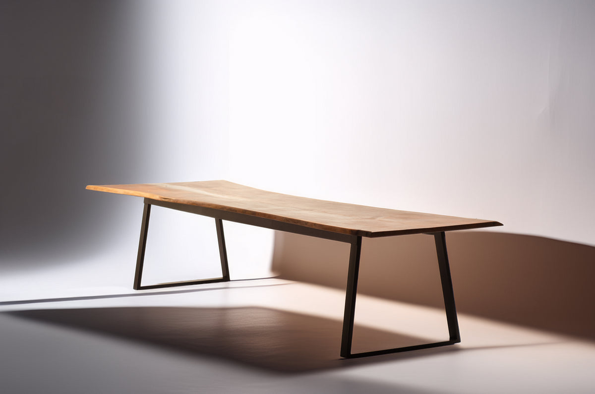 African Walnut single-trunk live-edge dining table, handcrafted by NAKA Furniture in Paarl (5 of 8)