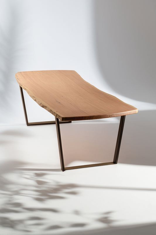 African Rosewood single-trunk dining table, handcrafted by NAKA Furniture in Paarl (1 of 9)