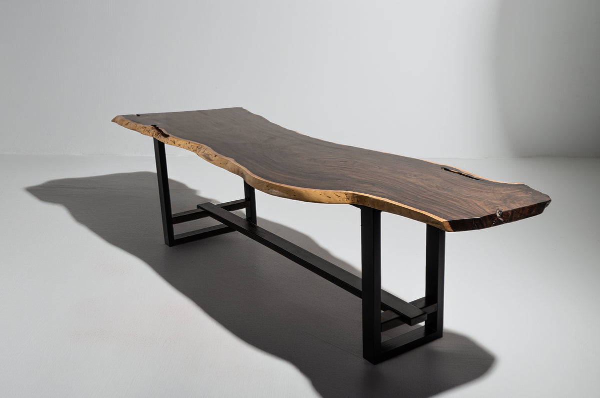 Leadwood (Hardekool) single-trunk cocktail bar table, handcrafted by NAKA Furniture in Paarl (2 of 9)