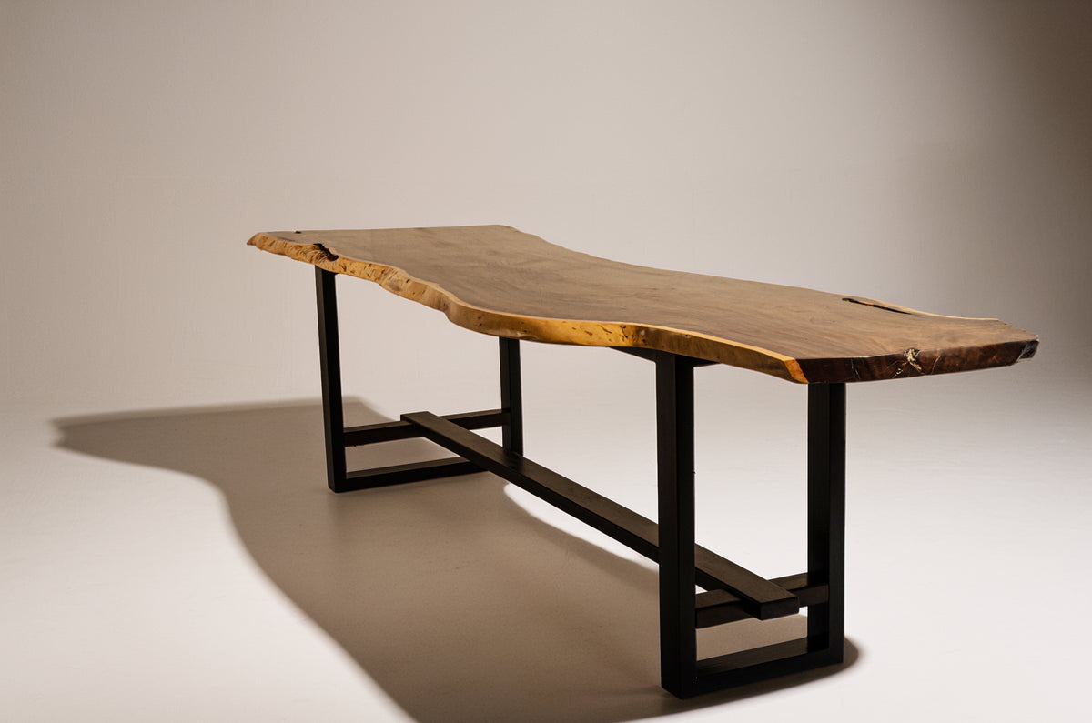 Leadwood (Hardekool) single-trunk cocktail bar table, handcrafted by NAKA Furniture in Paarl (1 of 9)